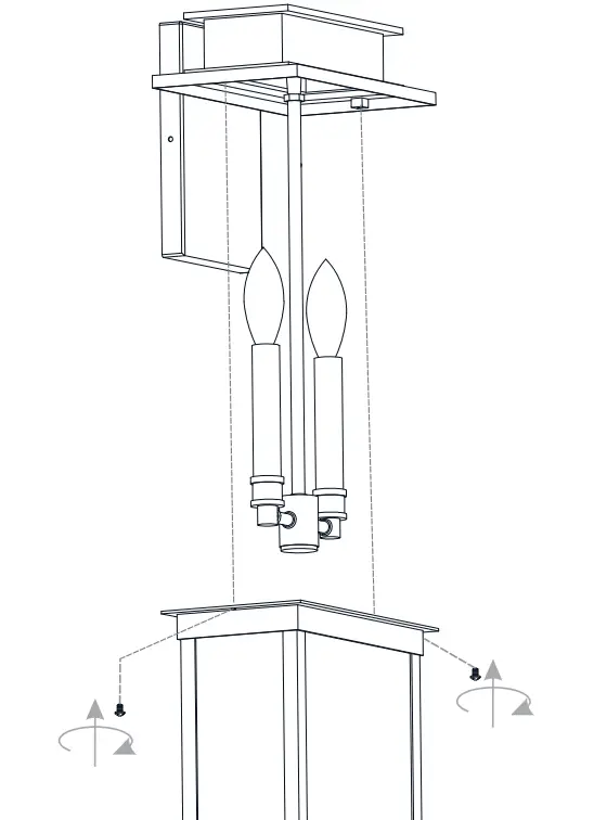 QUOIZEL NOE8409MBK Noelle 18 Inch Tall 2 Light Outdoor Wall Light - Figure 6