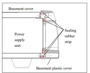 deliya GTR BEAM 330 IP54 Water Proof Lighting - Dimension 12