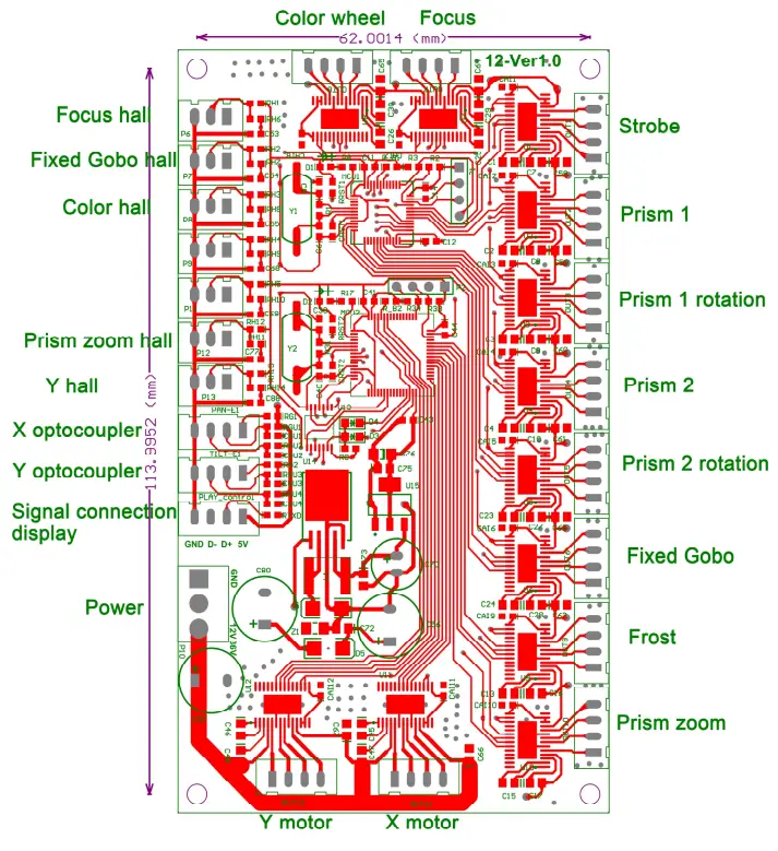 deliya GTR BEAM 330 IP54 Water Proof Lighting - Dimension 7