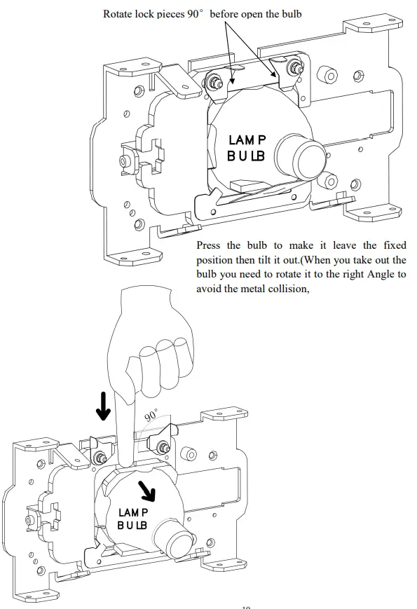 deliya GTR BEAM 330 IP54 Water Proof Lighting - Dimension 8