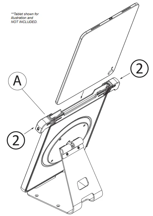 CTA PAD-ASCS10W Anti-Theft Security Case with Stand fig 3