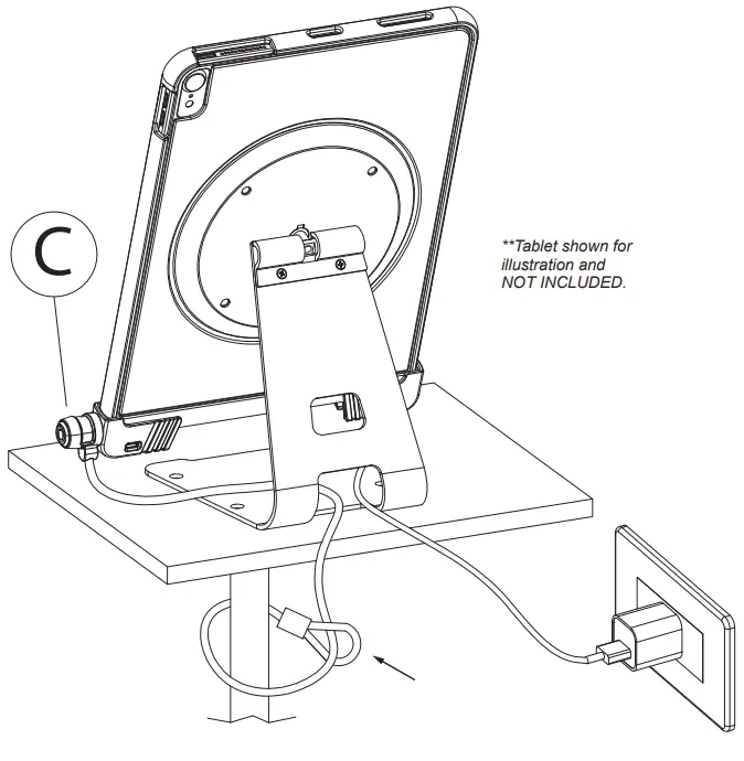CTA PAD-ASCS10W Anti-Theft Security Case with Stand fig 4