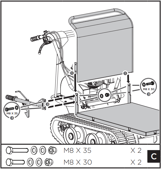 Crytec D30MB Mini Tracked Dumper - Engine Guard