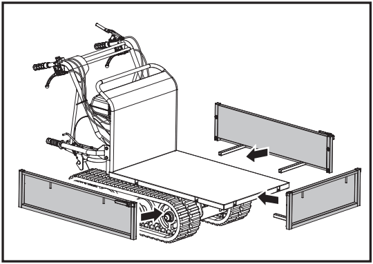 Crytec D30MB Mini Tracked Dumper - Right Side