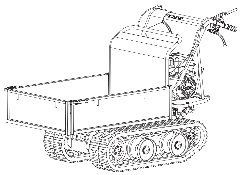 Crytec D30MB Mini Tracked Dumper