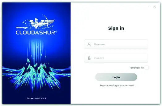 iStorage CloudAshur Hardware Encrypted Security Medulla - Registration