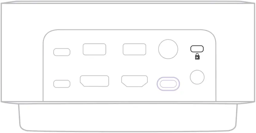 logitech Logi Dock - USING A KENSINGTON LOCK