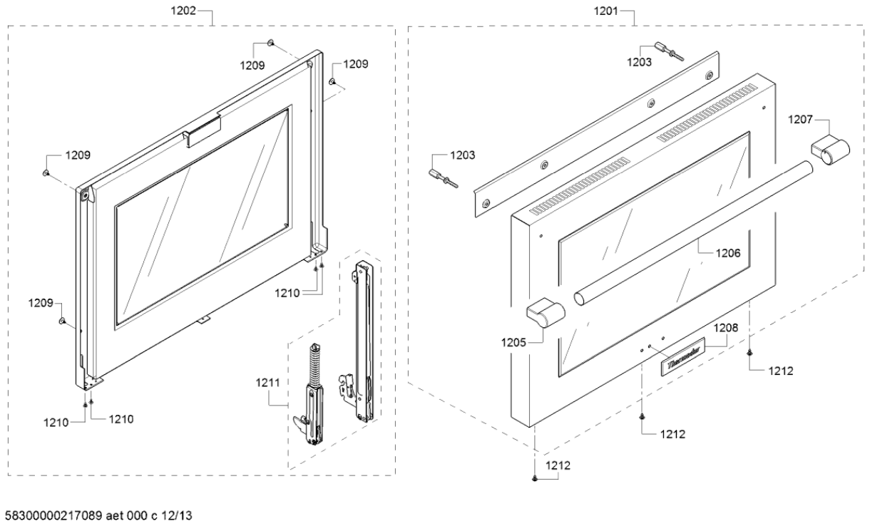 Thermador PRG486WLG 2 Dual Fuel Professional Range - FIG