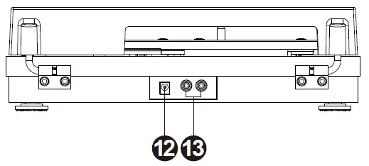 FENTON RP165 Series Record Player Wooden - OVERVIEW-