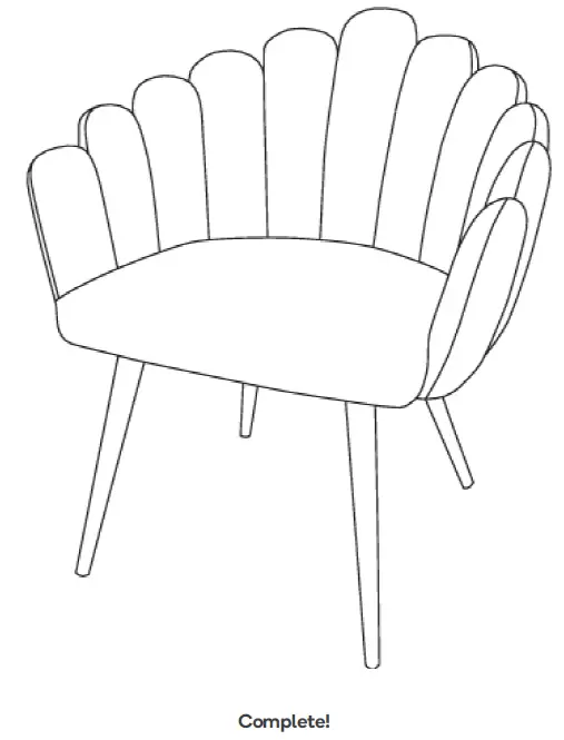 SHANGRI-LA SLPUCONACBA Pucon Dining Chairs assembly 1