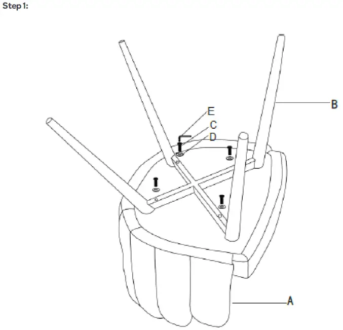 SHANGRI-LA SLPUCONACBA Pucon Dining Chairs assembly