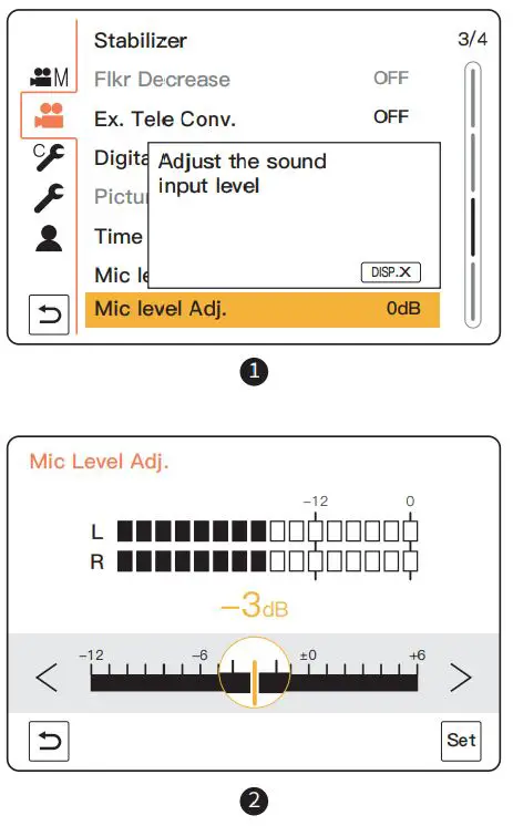 SYNCO G1 2.4Ghz Wireless Lavalier Microphone User Manual - Take LUMIX GH5 for example