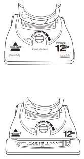 Bissell 3575, 3593, 6590, 8975 Series Cleanview Bagless - Power Height Adjustment