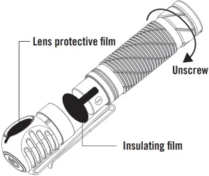 Removing Protective Film from Lens