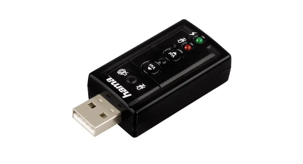 Hama 00133484 Usb Sound Card Instruction Manual