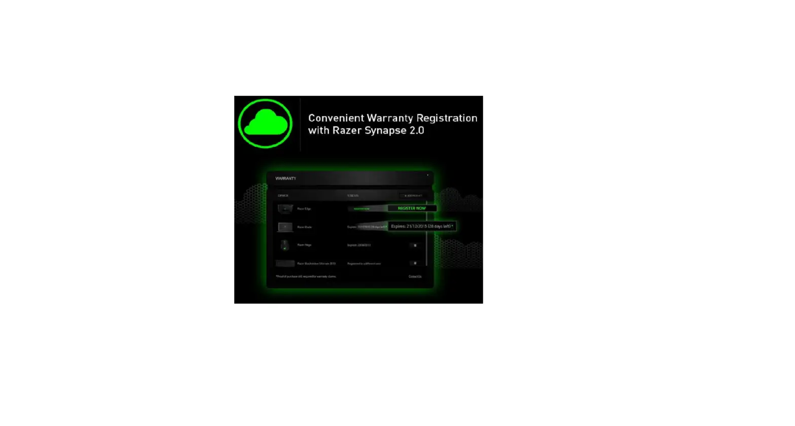 Razer Product Warranty Information Razer Product Warranty Information