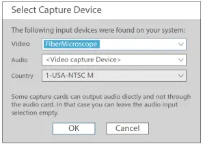 FS FFOI-603 400X Fiber Optic Indspection Probe Microscope - Capture Device