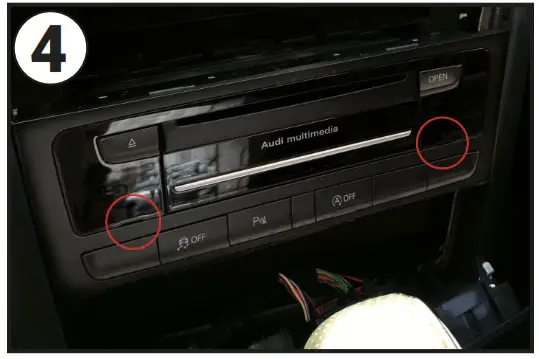 CONNECTS2 CT23AU13 Double DIN Fitting Kit- DASH DISASSEMBLY 4