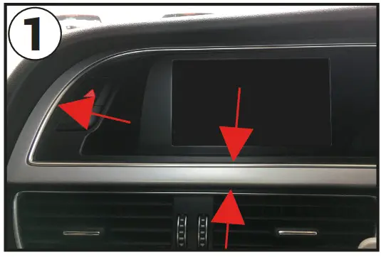 CONNECTS2 CT23AU13 Double DIN Fitting Kit- DASH DISASSEMBLY