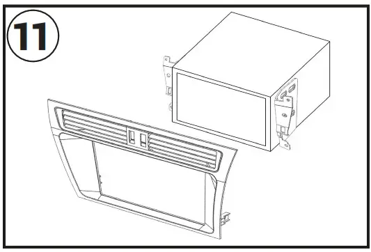 CONNECTS2 CT23AU13 Double DIN Fitting Kit- KIT ASSEMBLY 11