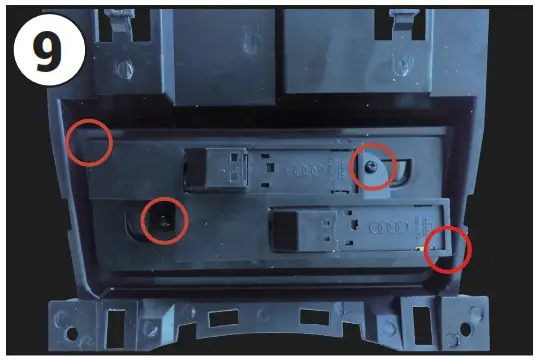 CONNECTS2 CT23AU13 Double DIN Fitting Kit- KIT ASSEMBLY 9
