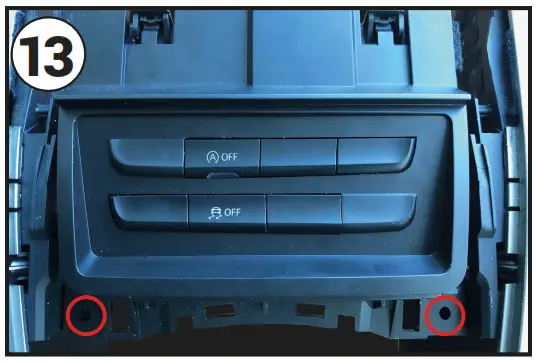 CONNECTS2 CT23AU13 Double DIN Fitting Kit- KIT INSTALLATION 13