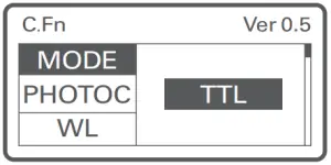 Flash Mode Selection
