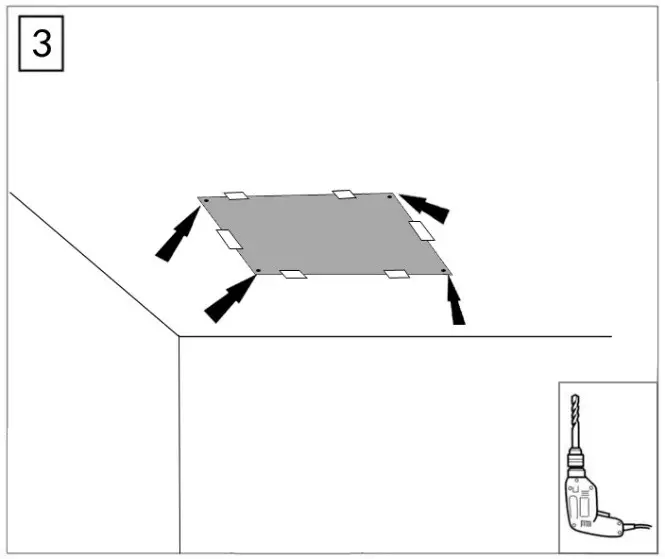 ecostrad Opus Infrared Heating Panel - Suspended Method 5