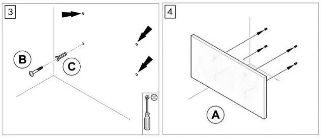 ecostrad Opus Infrared Heating Panel - Wall Mounting Instructions 2