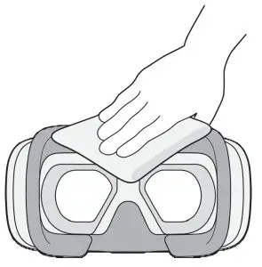varjo XR-3 Mixed-Reality-Headset - Cleaning the headset