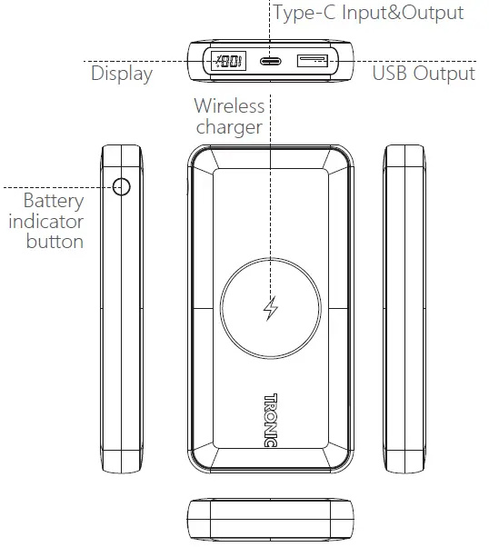 HAME P189W10 Polymer Power Bank FIG 1