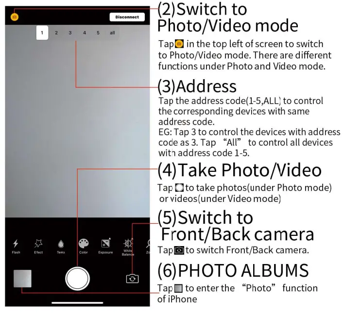 BLACKBEZT CEX 3 RGB LED Light - function 2