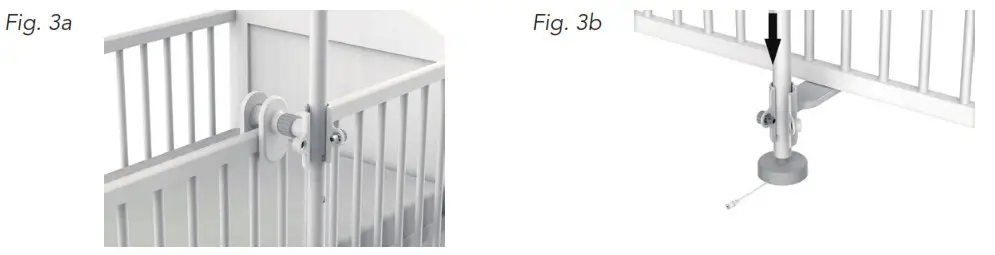 oricom OBH650P Video Monitor with Remote - Installation of Cot mount 3