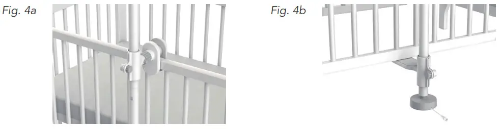 oricom OBH650P Video Monitor with Remote - Installation of Cot mount 4