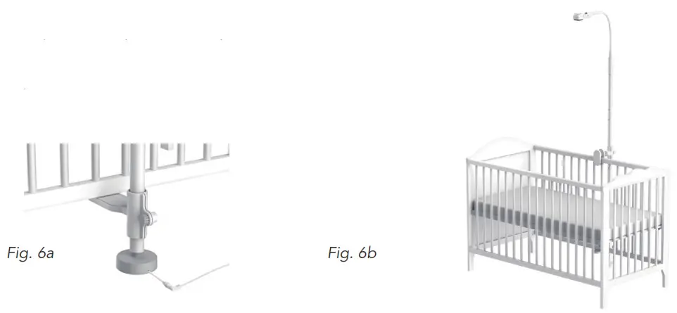 oricom OBH650P Video Monitor with Remote - Installation of Cot mount 6