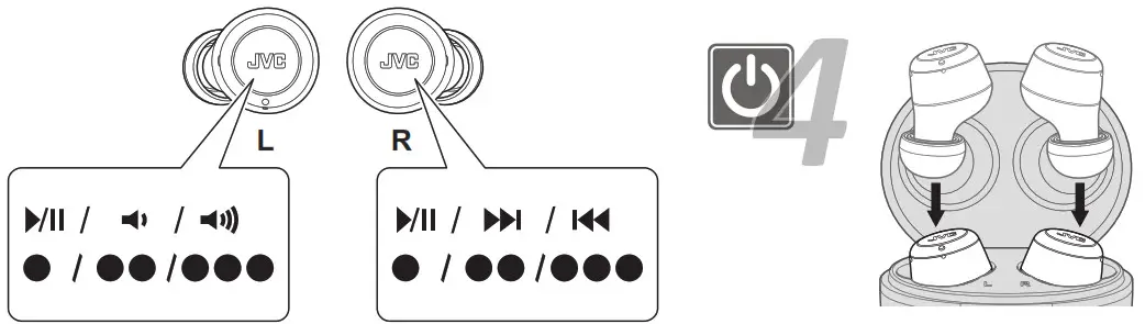 JVC HA-A5T Mini True Wireless Earphone- 5