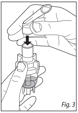 Attach the selected mouthpiece