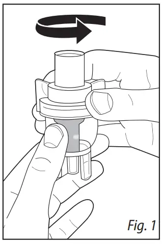 Disassemble the nebulizer