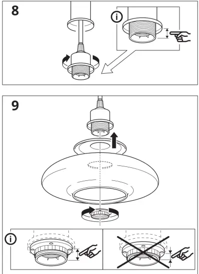 IKEA 304 898 43 TÄLLBYN Pendant Lamp with 3 Lamp - fig10