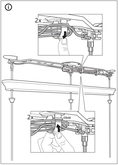 IKEA 304 898 43 TÄLLBYN Pendant Lamp with 3 Lamp - fig6
