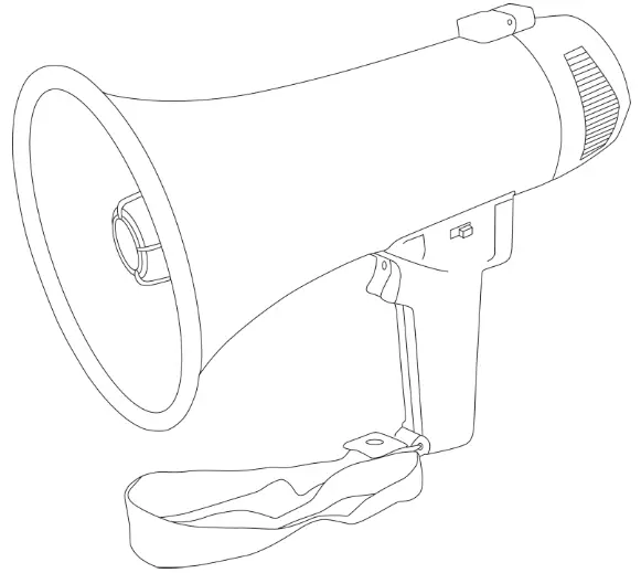 adastra L10 Portable Megaphone .