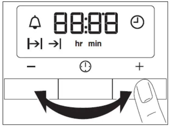 saco EOB5440AOX Oven - Setting the clock functions