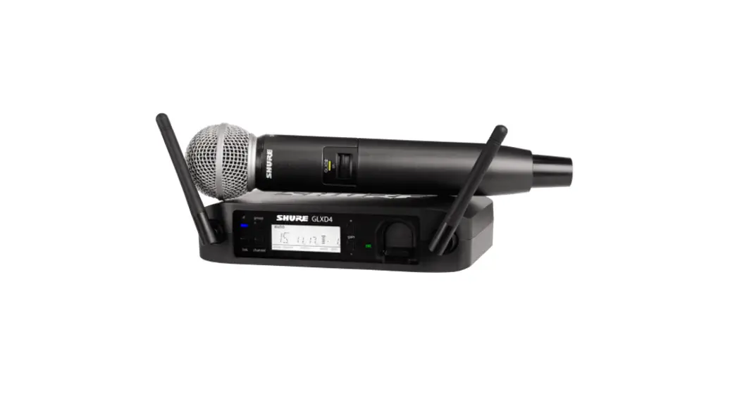 Shure Glxda Digital Wireless System With Sm58 Vocal Microphone Instructions