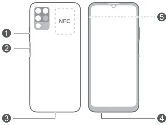 HONOR NZA-LX9N 9A Smartphone - touch