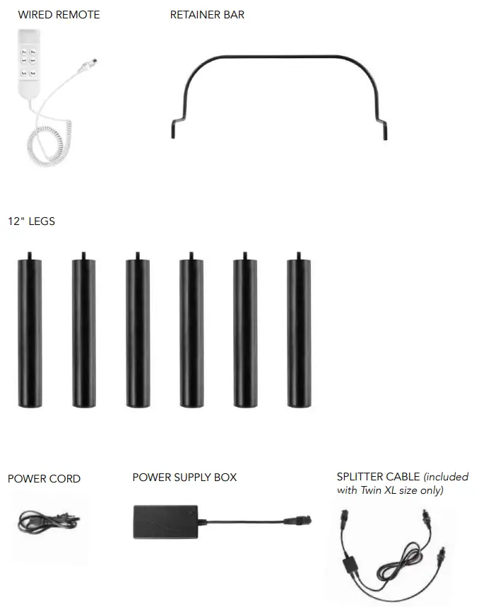 BIG LOTS 100 Series Adjustable Base - fig