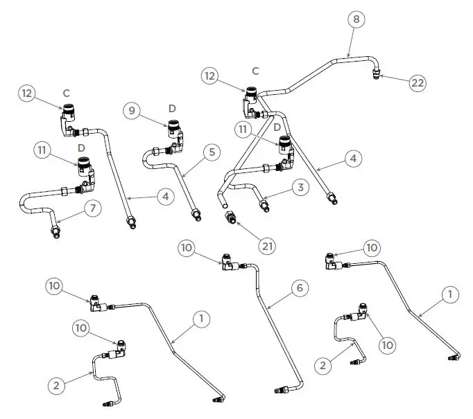 BURNER HANGER COMPONENTS 2