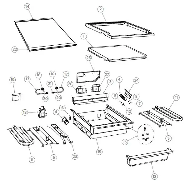 GRIDDLE COMPONENTS 1