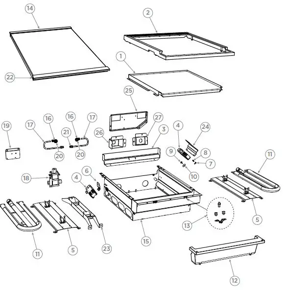 GRIDDLE COMPONENTS 2