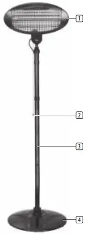 TRISTAR Patio Heater - HEATURE 2