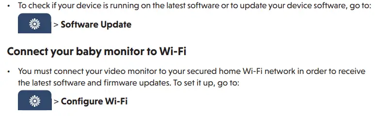 vtech RM7766-2HD Digital 5 Inch Video Monitor User Guide - Auto software and firmware update